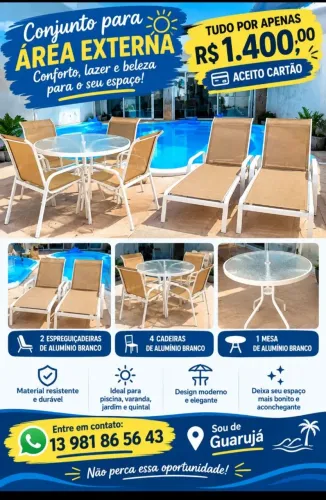 Vendo conjunto de area externa