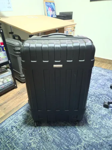 Mala Grande Samsonite Rígida 4 Rodas Cadeado TSA