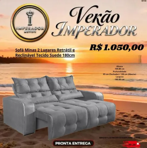 Sofá Retrátil Minas 