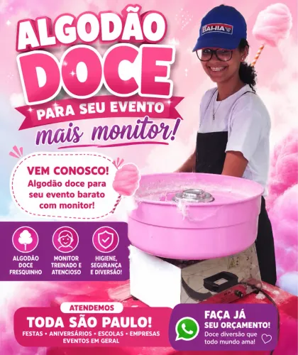 ALGODÃO DOCE PARA SEU EVENTO