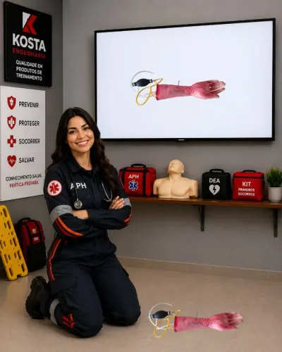 Kosta Hemo Train Simulador Hemorragia Venosa Arterial Curativo Perfurante