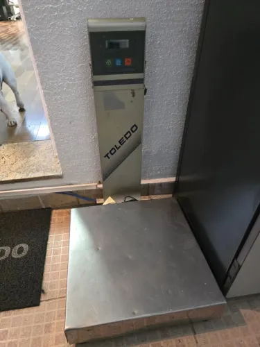 Balança Comercial Digital Toledo 2099, capacidade 120kg, na cor prata