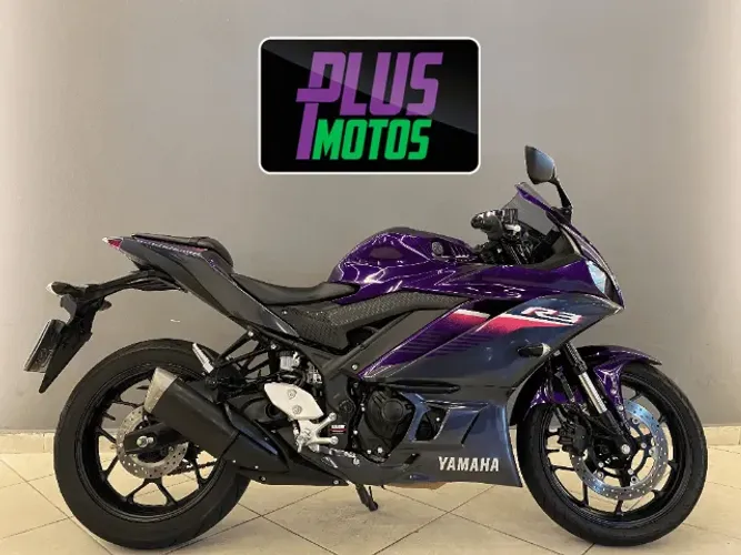 Yamaha Yzf R3 Abs 2024 Roxa