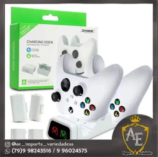 base carregador  xbox one e one s 