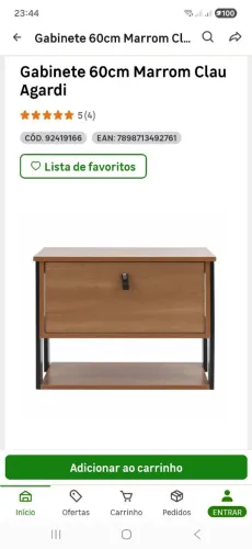 Vendo armário para banheiro