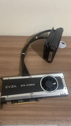 Placa de Video EVGA GTX 980ti Hybrid LEIA!