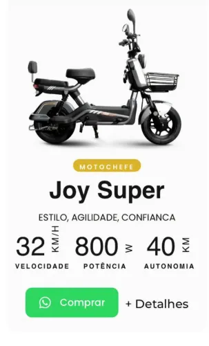 Bicicleta Elétrica Joy Super