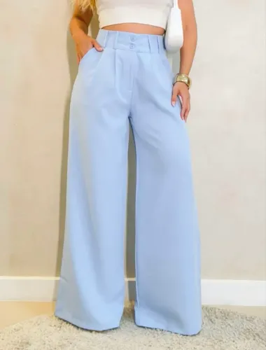 Calça pantalona alfaiataria 