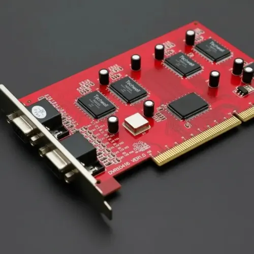 Placa de Captura de Vídeo CFTV DVR PCI câmera vigilância DVR10416 VER1.0 Techwell TW6805A