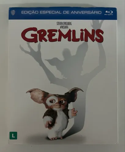 Blu-ray duplo Gremlins (com luva)