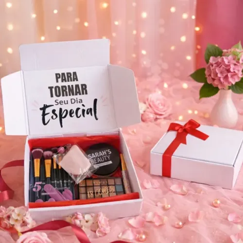 kit presente caixa Completo de Beleza de Pele e Olho Presente Especial Dia Das Mães