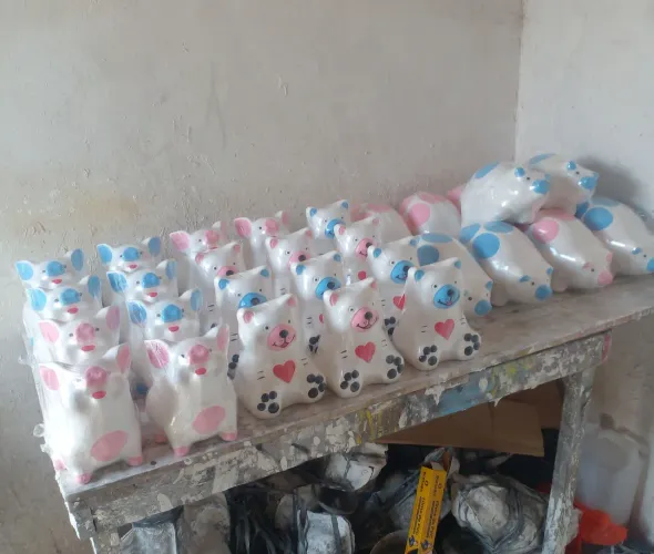 Vendo cofre de gesso