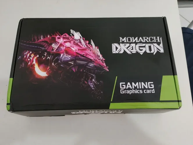 Placa de Vídeo Radeon RX 580 de 8GB nova branca