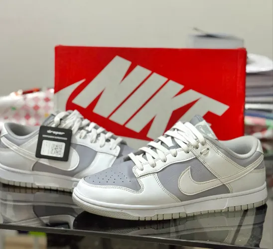 Tênis Nike Dunk Low White Neutral Grey