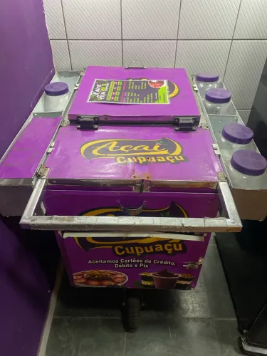 Carrinho de açaí