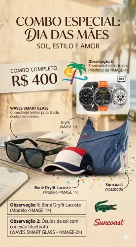 Combo imperdível  dia das mães 
