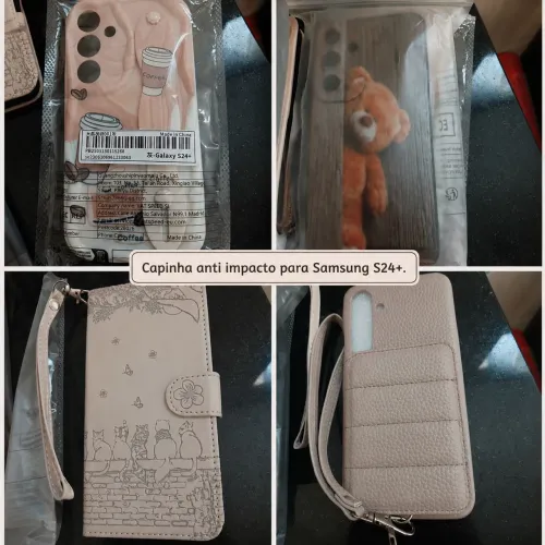 Capas para Samsung Galaxy S24 Plus - Kit 4 Novas
