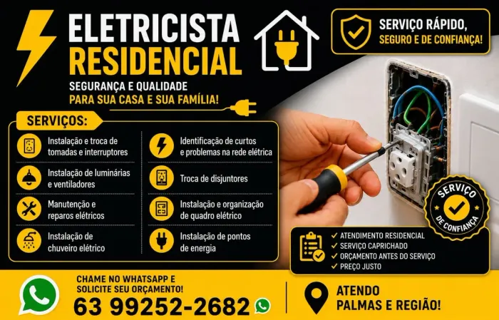 Eletricista Residencial/Predial