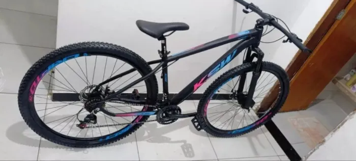 Bicicleta Aro 29 Ksw MTB 24 Marchas Alumínio Freios a Disco e Suspensão