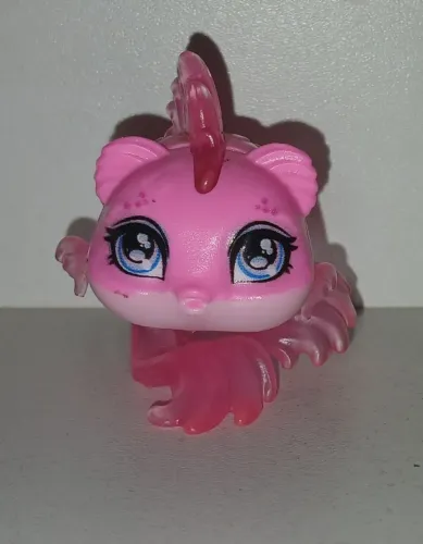 ACESSORIO BONECA MONSTER HIGH PET LAGOONA BLUE PEIXINHO PIRANHA ROSA NEPTUNE