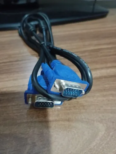 Cabo VGA/VGA 1,50 metros. Novo, 3 Meses De Garantia. Fácil Conexão.