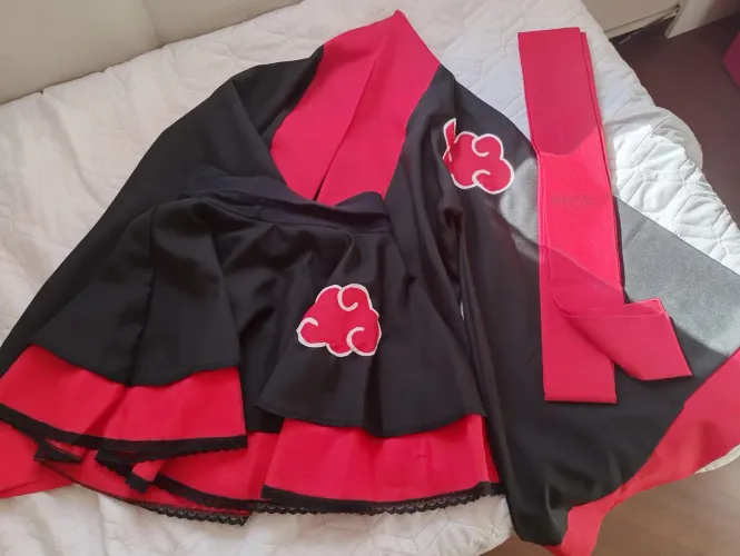Kimono cosplay manto da katsuki naruto