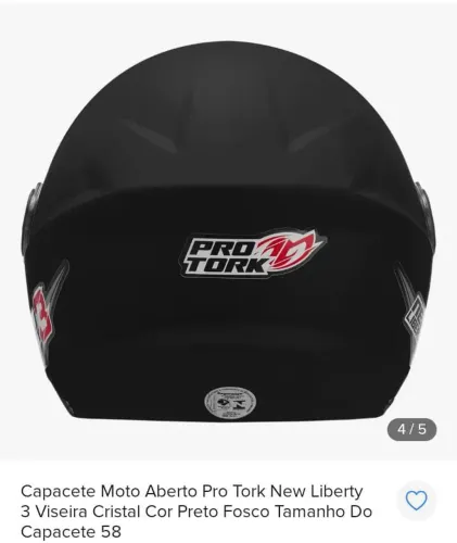 Capacete pro Tork new liberty 