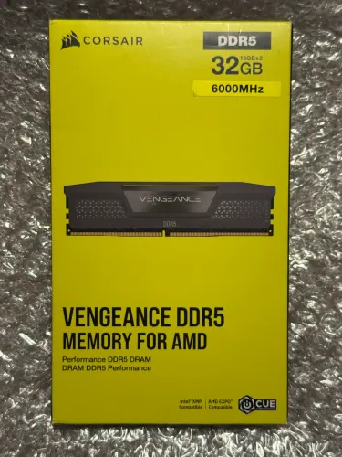 Memória ram corsair ddr5 2x16gb 6000mhz cl28