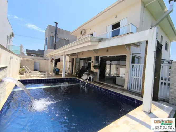 Sobrado para Locação em Peruíbe, Condominio Tres Marias, 5 dormitórios, 3 suítes, 1 banhei