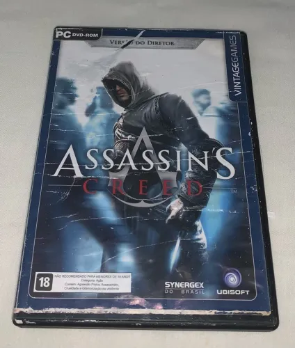jogo pc assassins creed i ótimo estado veja fotos mídia física