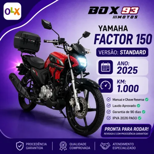 Yamaha Ybr Factor 150 Standard 2025