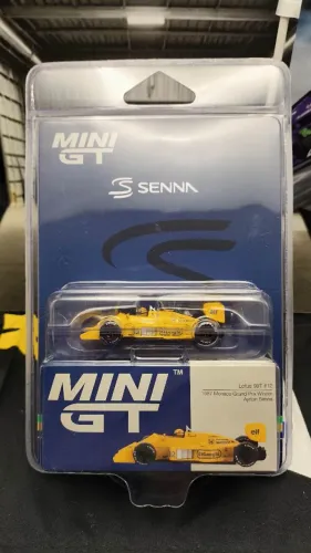 LOTUS 99T #12 AYRTON SENNA VENCEDOR DO GRANDE PRÊMIO DE MÔNACO DE 1987 MGT01088