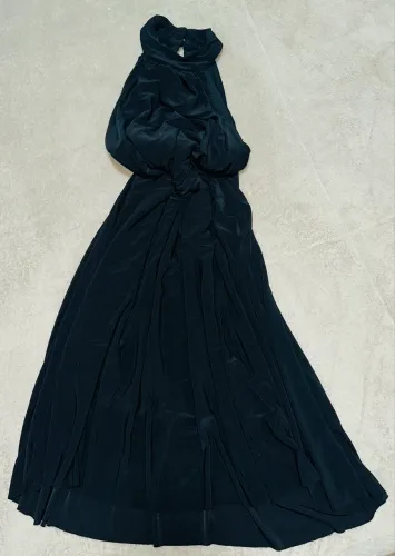 Vestido longuete preto M