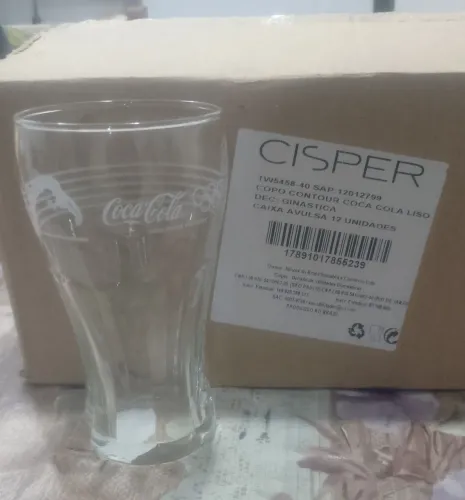 JOGO DE COPOS CONTOUR COCA-COLA 470 ML 12 UNIDADES