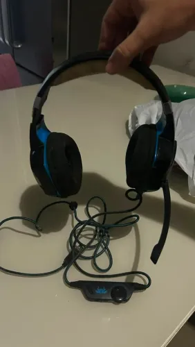 Headset Gamer KNUP USB com Microfone - Funcionando