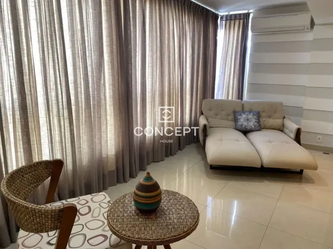 Apartamento mobiliado Maison Classic 234m2 3 suites demi suite varanda gourmet 3 vagas Goi