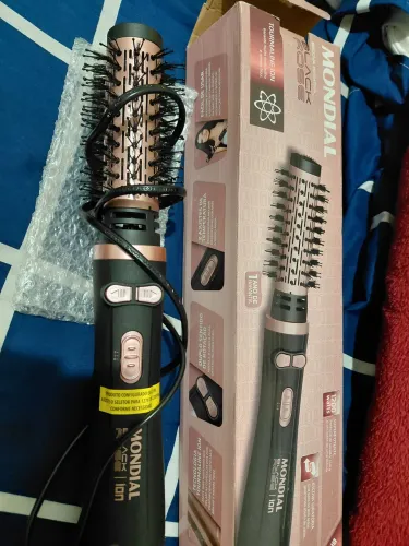 Escova de cabelo giratória mondial