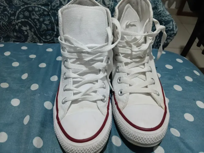 Tênis All Star Converse Branco Cano Alto Original
