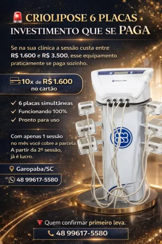 ? VENDO - CRIOLIPOSE CRIODERMES 6 PLACAS ? 