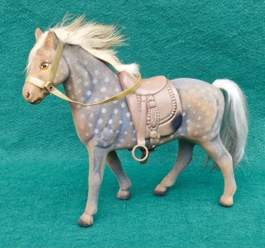 Vintage cavalo felpa 