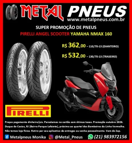 Pneu Moto Pirelli NMax 160 - Angel Scooter