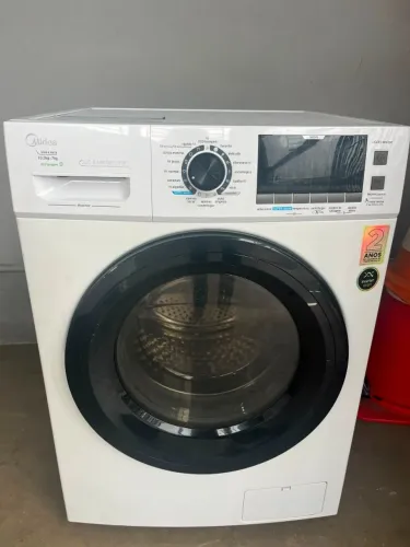 MÁQUINA LAVAR (SEM PLACA) LAVA E SECA MIDEA 10,2KG / 7KG INVERTER SMART
