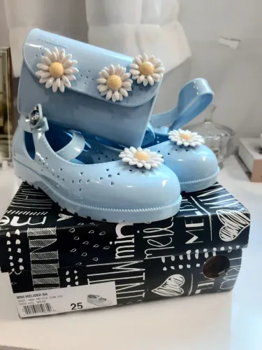 SAPATILHA + BOLSA MELISSA FLOR IMPECÁVEL