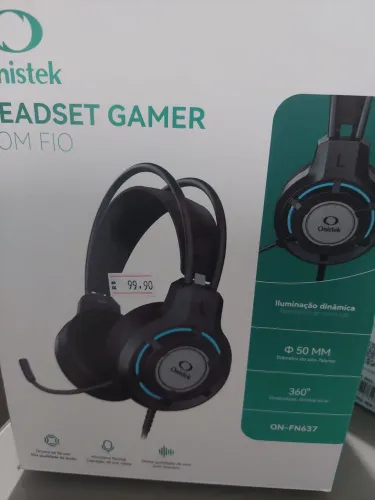 HEADSET GAMER COM FIO 