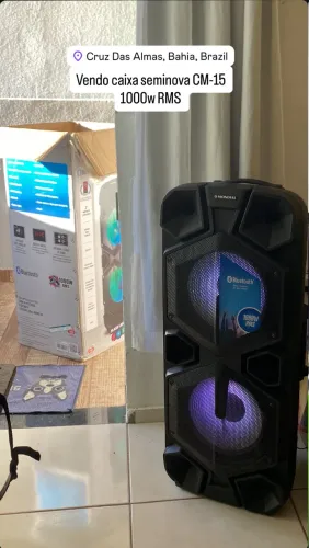 Caixa de som CM-15 1000w