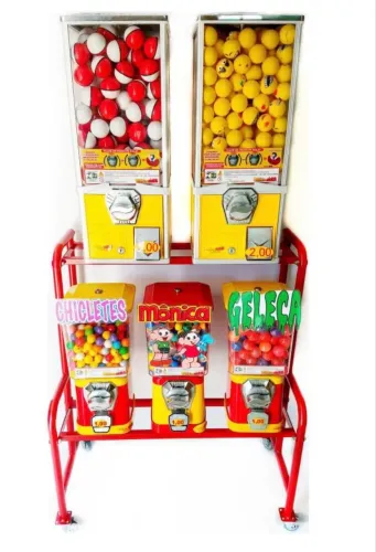 Oportunidade de renda extra!  Vendo conjunto completo de máquinas de bolinha pula pula. 