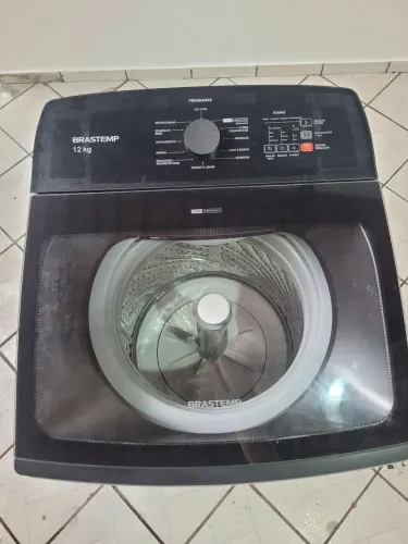 Máquina de Lavar Brastemp 12kg Automática Cesto Inox 