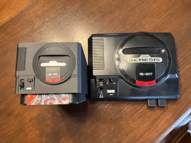Suporte Vertical para 10 Cartuchos de Mega Drive (Sega Genesis)