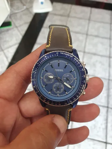 Relógio Fóssil Cronógrafo Alumínio Wr100