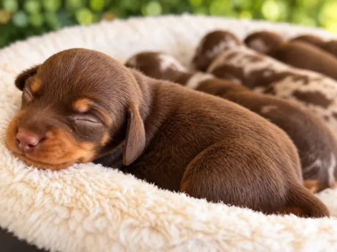 LINGUICINHA DACHSHUND CHOCOLATE PERFEITO PARA RESERVA